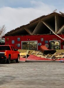PHOTO Amish County Flea Market On Highway 46 In Ethridge Tennessee Leveled By Tornado