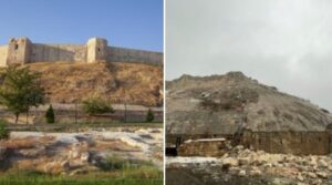 PHOTO Before And After Of 2200 Year Old Gazintap Castle Destroyed By Earthquake In Turkey