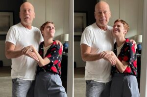 PHOTO Bruce Willis Silly Pictures With His Daughter Before He Was Diagnosed With Dementia