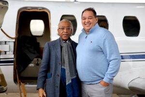 PHOTO Business Developer Greg Bryant Borrowed His Private Plane To Al Sharpton To Get To Tyre Nichols' Funeral