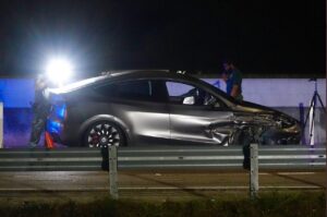 PHOTO Car Involved In Freeway Shooting On I-95 Crashed Into Barrier