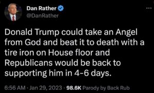 PHOTO Dan Rather Is An America Hero For Anti-Trump Rhetoric
