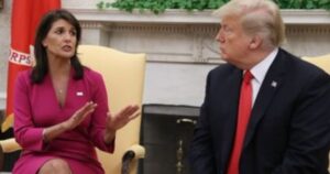 PHOTO Donald Trump Being Unimpressed With Nikki Haley