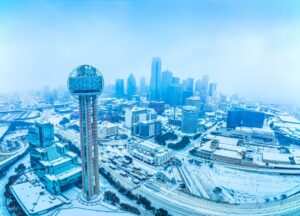 PHOTO Downtown Dallas Looks Incredible Covered In Multiple Inches Of Fresh Snow