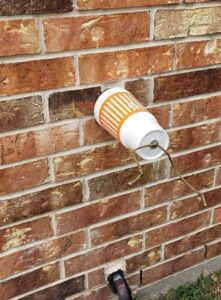 PHOTO Dude Protects His Outside Faucet The Texas Way From The Freeze With A Whataburger Cup And Wire