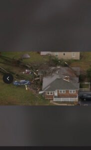 PHOTO Giant House In Mercer County NJ With Serious Tornado Damage