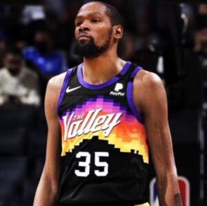 PHOTO Kevin Durant In A Phoenix Suns Jersey