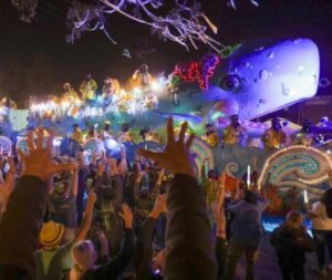 PHOTO Krewe of Bacchus Parade Was Packed To The Brim When Shots Rang Out From Gunmen