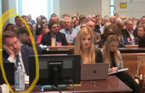 PHOTO Lawyer Sleeping During The Alex Murdaugh Trial