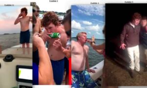 PHOTO Of Alex Murdaugh And His Sons Chugging Beers On A Boat