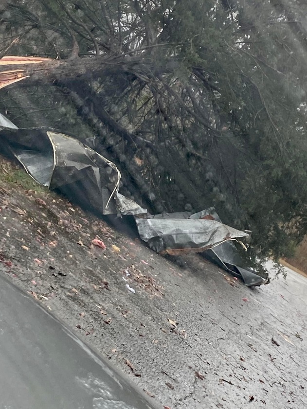 PHOTO Of Homes Completely Leveled In Parsons Tennessee