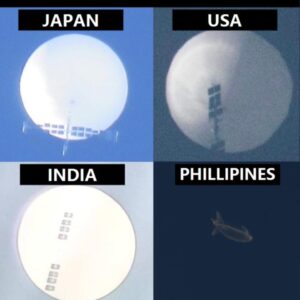 PHOTO Of Japan USA India Philippines Spy Balloon