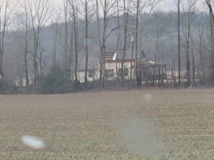 PHOTO Of Tornado Damage Along Highway 4 In Ripley Mississippi