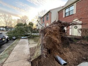 PHOTO Of Tornado Damage At Lawrence Square Village In New Jersey