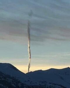 PHOTO Of UFO Being Shot Down On Frozen Waters And Shattering In Alaska