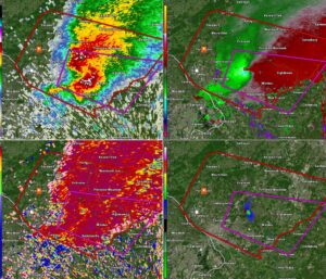 PHOTO Radar Map Picking Up Tornado In Mercer County New Jersey