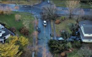 PHOTO Roads Blocked In West Windsor NJ From Tornado