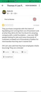 PHOTO Somebody Left A Review On Thomas H Lee's Business That He Purchases Companies To Liquidate Them And Run Them Out Of Business