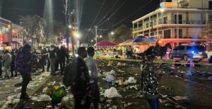 PHOTO The Mess On The Streets Of New Orleans After Shooting At Parade