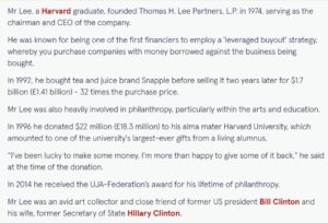 PHOTO Thomas H Lee's $22 Million Donation Was Largest Ever By Living Alumni
