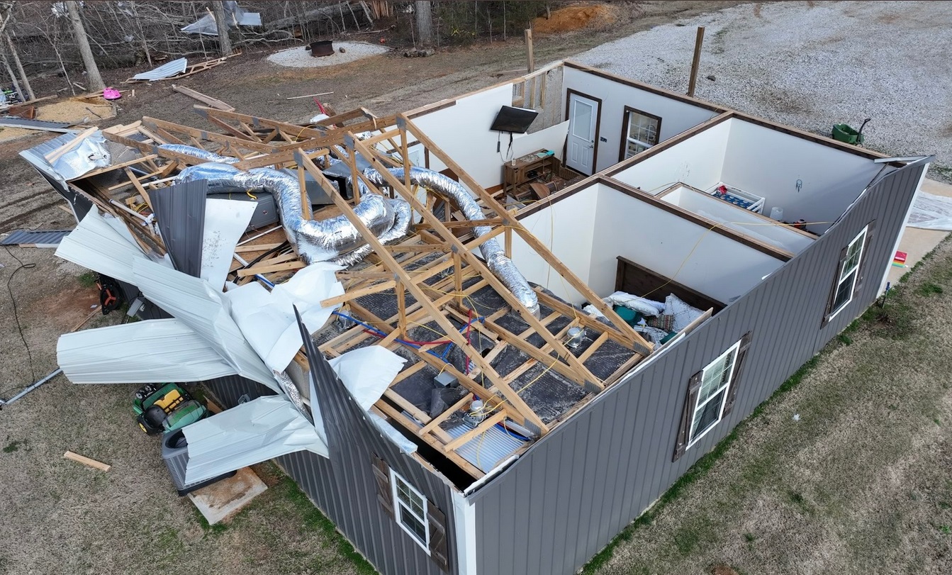 PHOTO Tornado Damage In Ripley Mississippi Is The Worst Along Highway 4