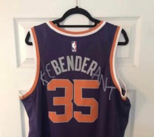 PHOTO Turning A Dragan Bender Jersey Into A Kevin Durant Phoenix Suns Jersey