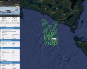 PHOTO US Coast Guard HC-130J Was Flying Very Low On Monday Looking For UFO Debris Over Lake Huron