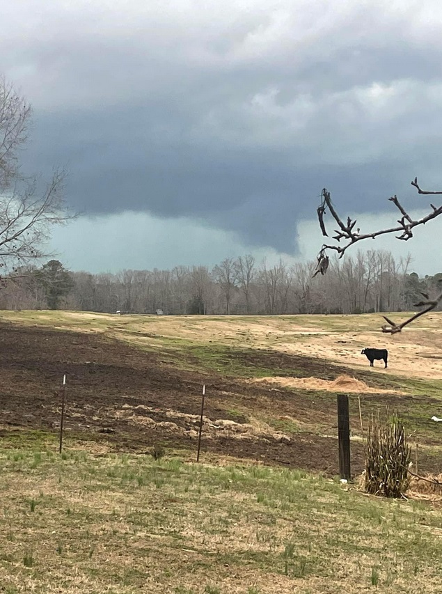 PHOTO View Of Tornado From Parham As It Touched Down In Smithville MS