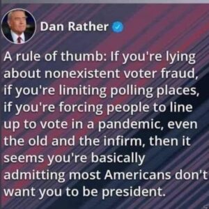 PHOTO Why Dan Rather Thinks Donald Trump Is A Fraud