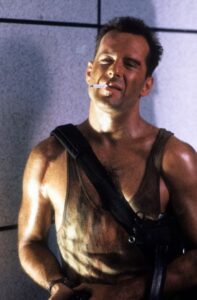 PHOTO of Bruce Willis Smoking A Cigarette