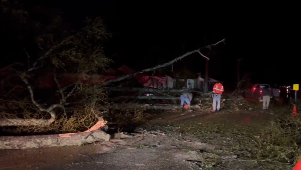 PHOTO Almost All Roads In Amory MS Are Blocked Due To Tornado Debris