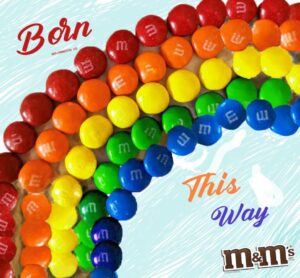 PHOTO Audrey Hale's Born This Way Multi-Colored M&M's Artwork