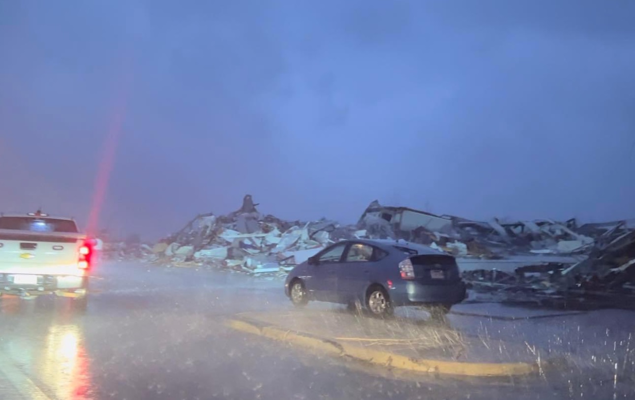PHOTO Cars Tossed Around During Tornado In Silver City MS Like Nothing
