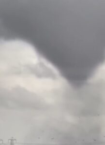 PHOTO Close Up Of Tornado Touching Down On The Streets Of Montebello California