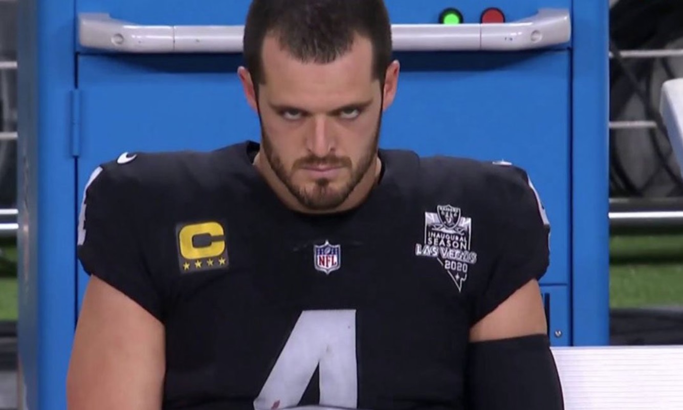 PHOTO Derek Carr After One Hand Grenade On Bourbon Street Meme