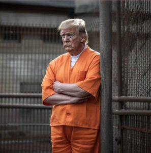 PHOTO Donald Trump Playing With Nobody In The Prison Yard Meme