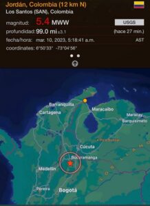 PHOTO Earthquake In Bucamaranga Colombia Was Confirmed 5.4 Magnitude