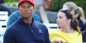PHOTO Erica Herman Looking At Tiger Woods Like How Rich Are You