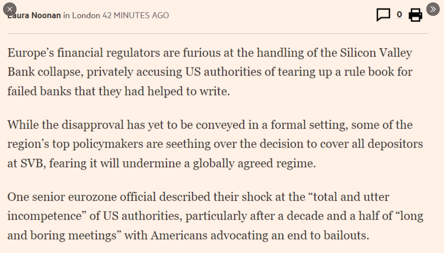 PHOTO European Financial Regulators Are Furious Over Handling Of