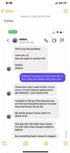 PHOTO Full Text Messages Audrey Hale Sent To Friend Before Shooting Up School