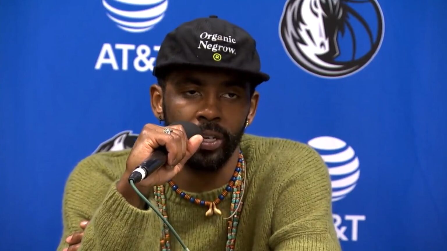 PHOTO HD Close Up Kyrie Irving Keeps Wearing Organic Negrow Black Hat ...