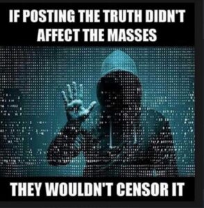 PHOTO If Posting The Truth Didn't Affect The Masses They Wouldn't Censor It Meme