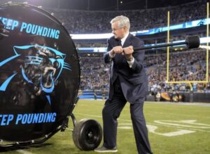 PHOTO Jerry Richardson Pounding The Drum One Last Time RIP