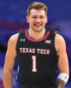 PHOTO Luka Doncic In A Texas Tech Jersey