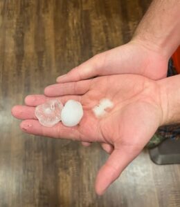 PHOTO Marble Sized Hail Was Falling Before Tornado Hit LaGrange Georgia