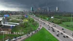 PHOTO Of Amazing Fort Worth Downtown Skyline While Tornado Does Damage In The Background