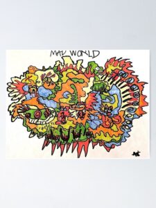 PHOTO Of Audrey Hale's My World Artwork