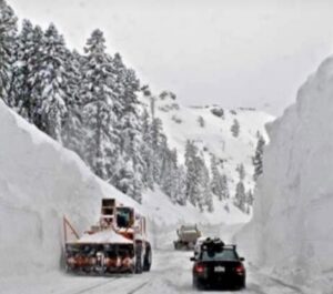 PHOTO Of Complete Whiteout Conditions On I-80 Between Reno Nevada And Sacramento California