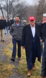 PHOTO Of Donald Trump In East Palestine With Supplies He Bought