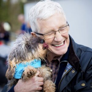 PHOTO Paul O'Grady Getting A Kiss From His Dog